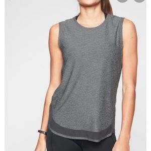 Athleta gray Cadence tank XS